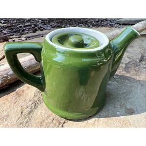 Vintage Green Ceramic‎ Made in Japan MCM Retro Single Serve Charming